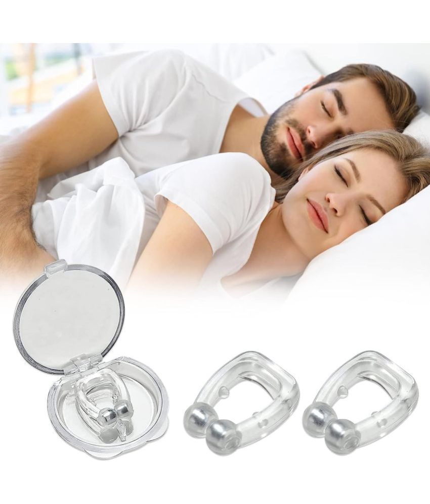     			Anti Snoring Devices for Men and Women Soft Silicon Nose Clip | Unisex Snoring Stopper Anti Snore Free Sleep Silicone Magnetic Nose Clip | Stop Snoring (V_Magnetic Nose Clip)