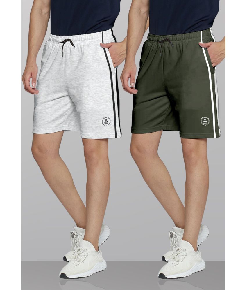     			Ardeur Multi Cotton Blend Men's Shorts ( Pack of 2 )