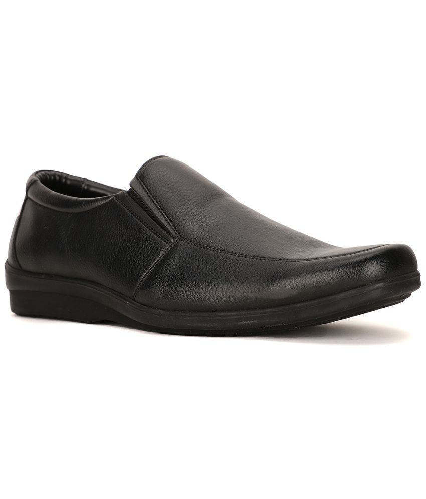     			Bata Black Men's Slip On Formal Shoes