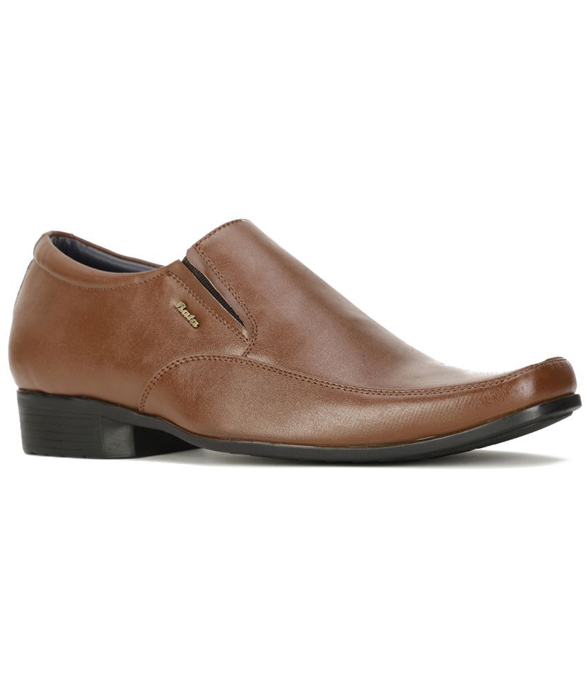     			Bata Tan Men's Slip On Formal Shoes