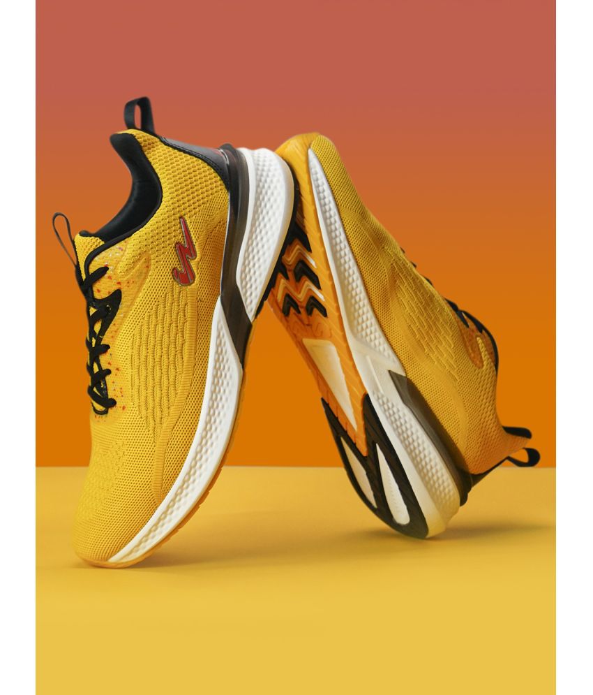     			Campus CAMP BONZAI Yellow Men's Sports Running Shoes