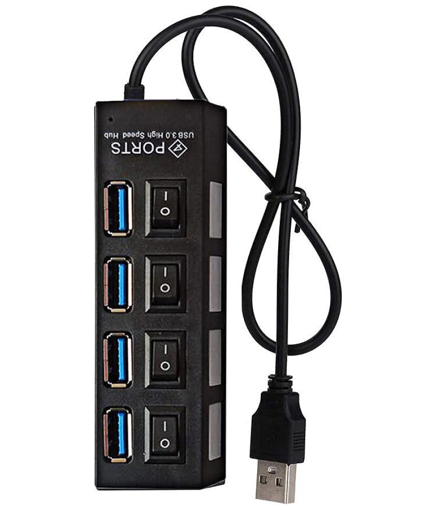     			Ever Forever 4 port USB Hub With Individual Switch & Indicator
