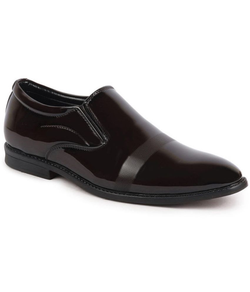     			Fausto Brown Men's Oxford Formal Shoes