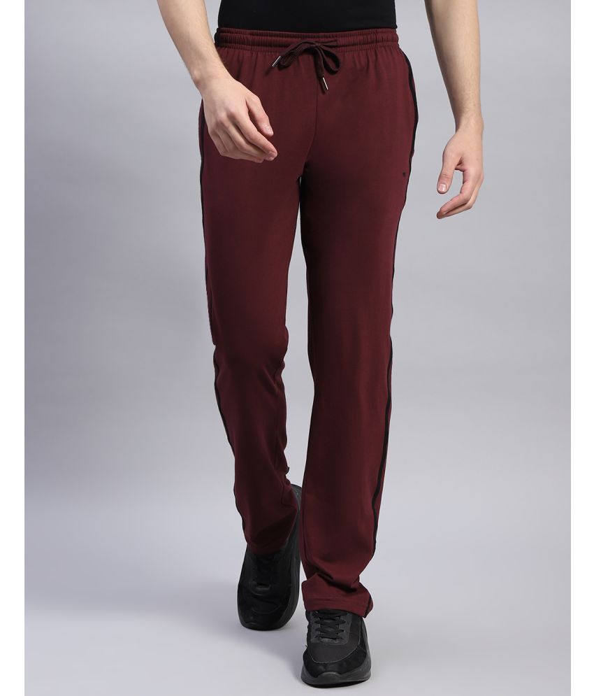     			Monte Carlo Maroon Cotton Blend Men's Trackpants ( Pack of 1 )