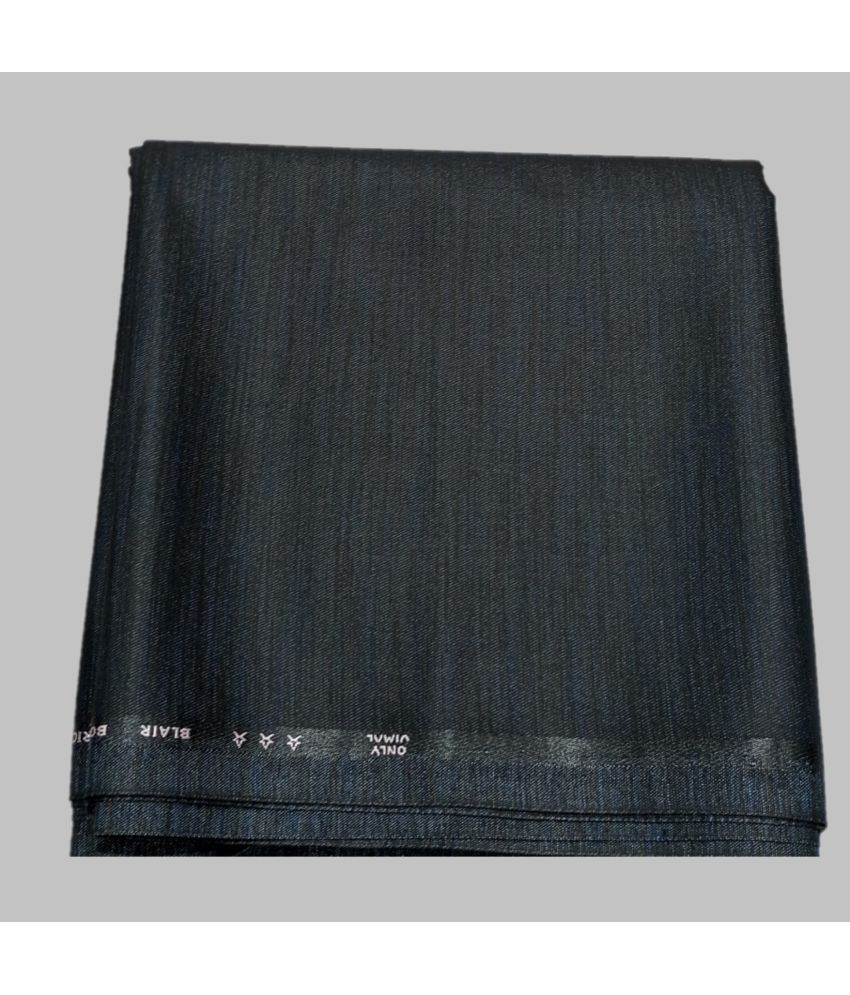     			ONLY VIMAL Dark Grey Polyester Blend Men's Suit Length ( Pack of 1 )