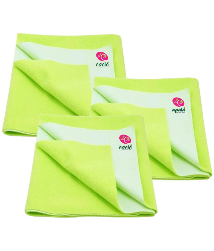     			Apala Green Laminated Bed Protector Sheet ( Pack of 3 )