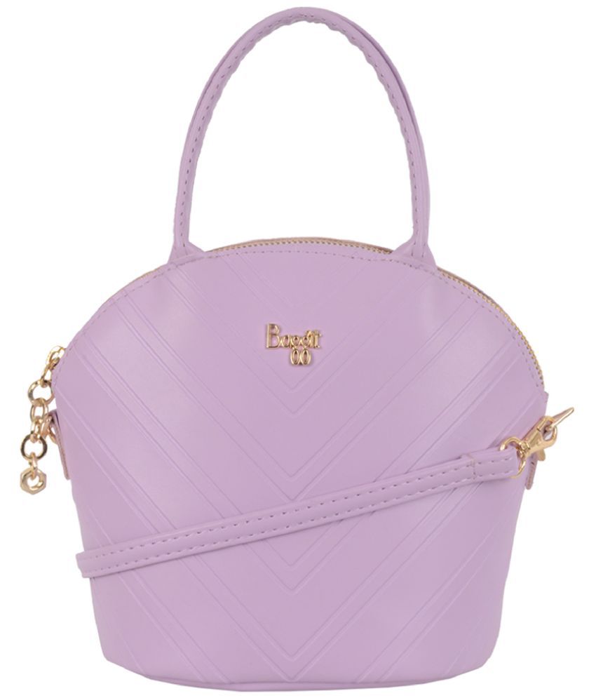     			Baggit Pink Faux Leather Sling Bag