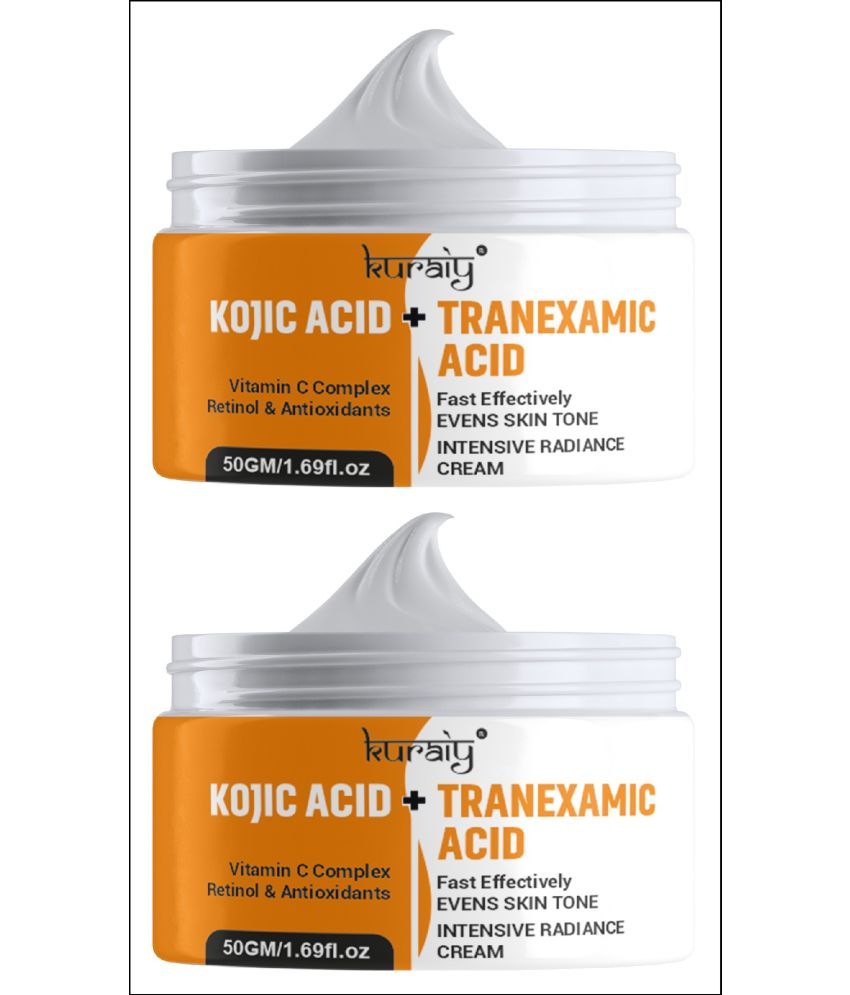     			KURAIY Kojic Acid Brightening Wrinkle Removal Freckle Acne Scar removal cream Pack Of 2