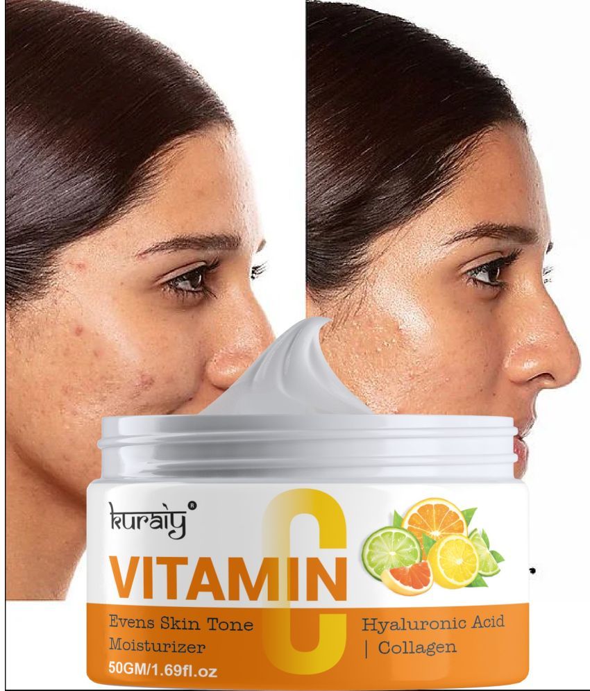     			KURAIY Vitamin C for Face Cream Pigments Dark Spots Removal Facial Cream Pack Of 2