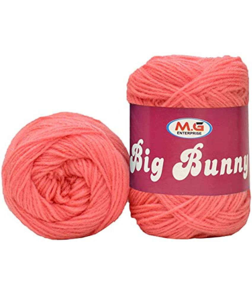    			M.G ENTERPRISE 100% Acrylic Wool Gajri 200 GMS Wool Ball Hand Knitting Wool/Art Craft Soft Fingering Crochet Hook Yarn, Needle Knitting Yarn Thread Dyed-Z Art-BJJ
