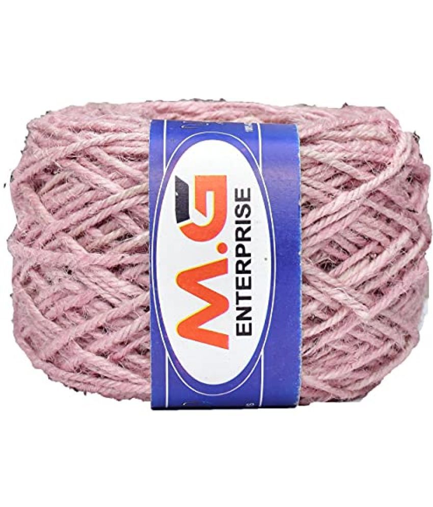     			M.G ENTERPRISE 3 Ply/Twisted Macrame Jute Cord/Dori Thread (100 Meters, 3mm) for Macrame DIY, Craft Work,Plant Hanger Ropes etc-M Multicolour