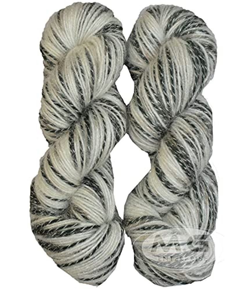     			M.G ENTERPRISE Os wal Knitting Yarn Arman Wool, Soft Fancy Wool Mouse Grey 200 gm Best Used with Knitting Needles, Soft Fancy Wool Crochet NeedlesWool Yarn for Knitting Os wal O