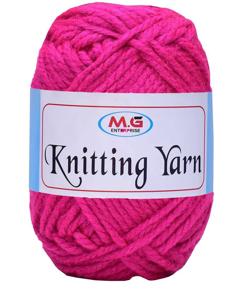     			M.G ENTERRPISE Knit Pick Candymix 300 GMS Wool Ball Hand Knitting Wool/Art Craft Soft Fingering Crochet Hook Yarn, Needle Knitting Yarn Thread Dyed