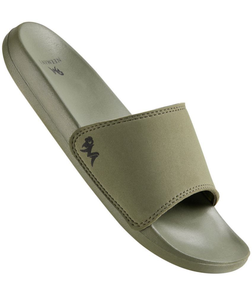     			Neemans Olive Women's Slide