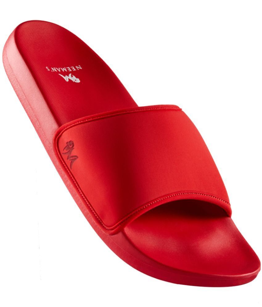     			Neemans Red Women's Slide