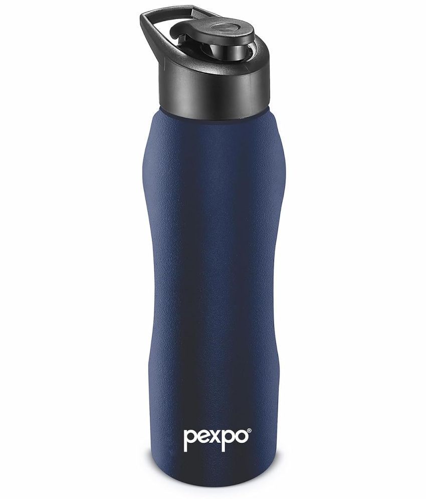     			Pexpo Sports and Hiking Stainless Steel Bistro Blue Sipper Water Bottle 1000 ml mL ( Set of 1 )