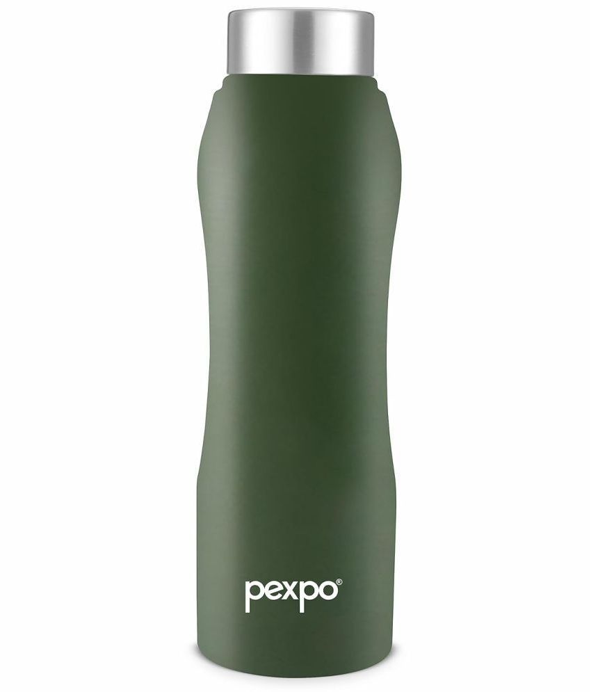     			Pexpo Stainless Steel Bistro Green Water Bottle 1000 ml mL ( Set of 1 )