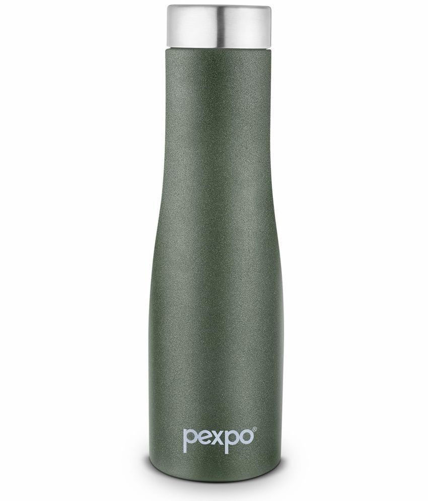     			Pexpo Stainless Steel Monaco Green Fridge Water Bottle 750 ml mL ( Set of 1 )