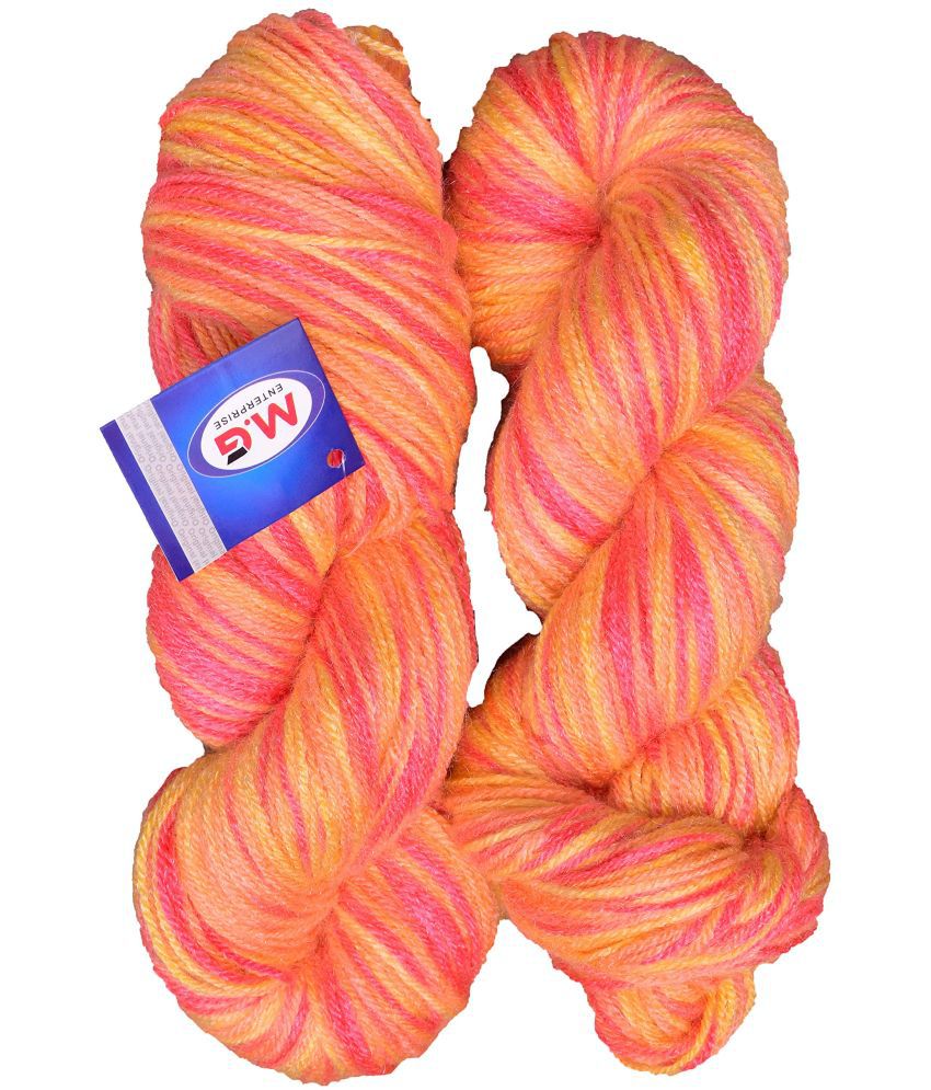     			SIMI ENTERPRISE Craze Multi OCrazee (500 gm), Wool Hank Hand Knitting Wool/Art Craft Soft Fingering Crochet Hook Yarn, Needle Knitting Yarn Thread Dyed