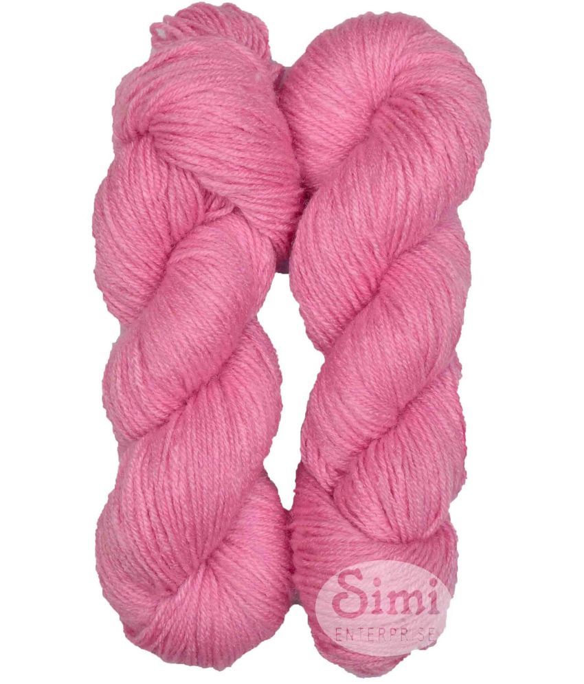     			SIMI Enterprise Wool Li Baby Pink 500 gm Best Used with Knitting Needles, Crochet Needles Wool Yarn for Knitting. by SIMI Enterprise