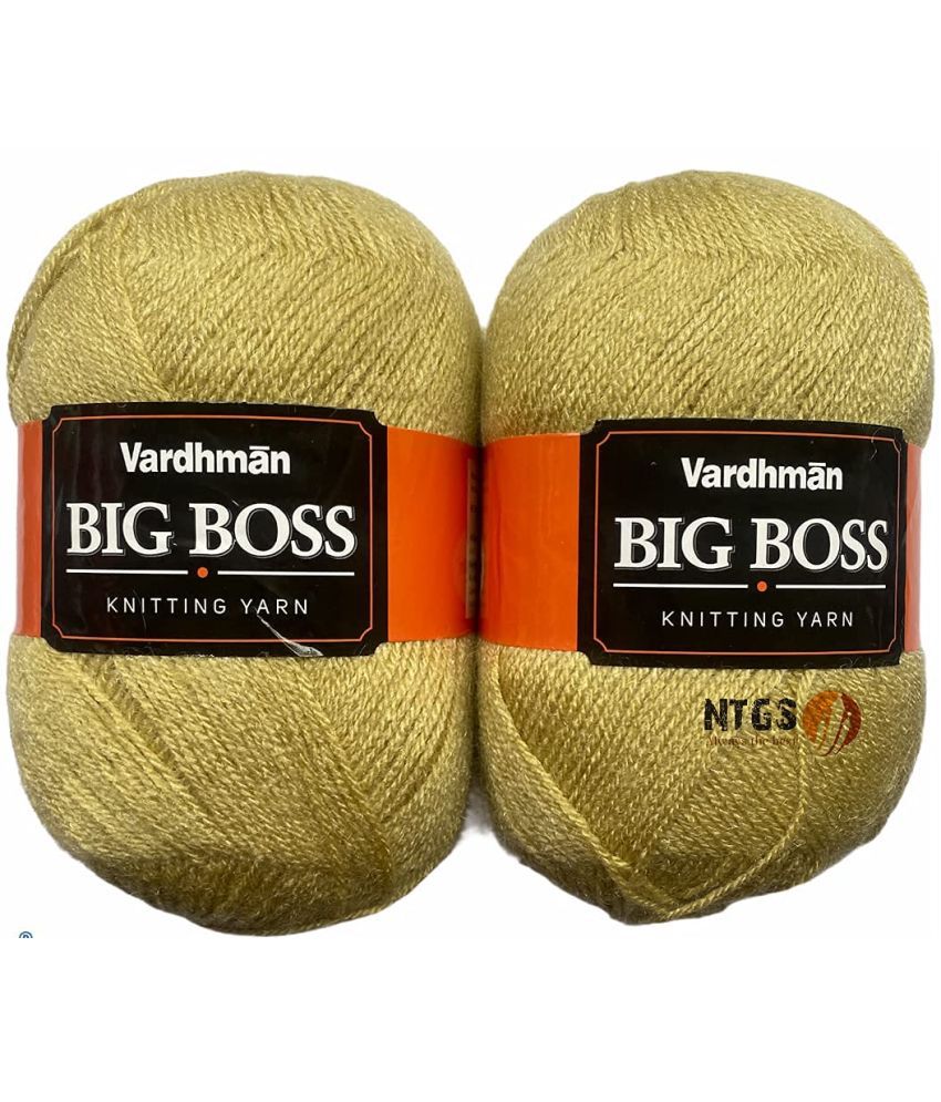     			Vardhman Big boss Wool Hand Knitting Soft Fingering Hank 2600gm Skin Shade no-27