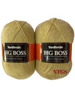     			Vardhman BigBoss Wool Soft Fingering Hand Knitting Dyed Skin Wool Crochet Hook Yarn (400 g) Shade no.27