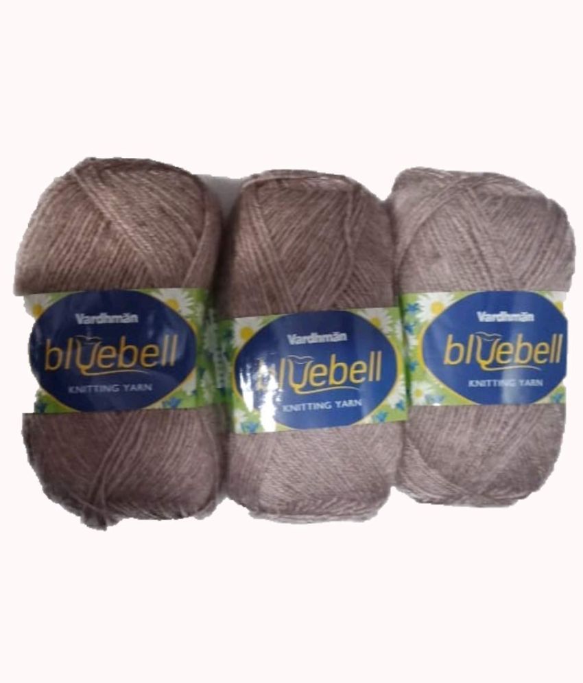     			Vardhman Bluebell 600 gm Wool Ball Hand Knitting Wool & Art Craft Soft Fingering Crochet Hook Yarn Needles Acrylic Knitting Yarn Thread Dyed(100gm Each)