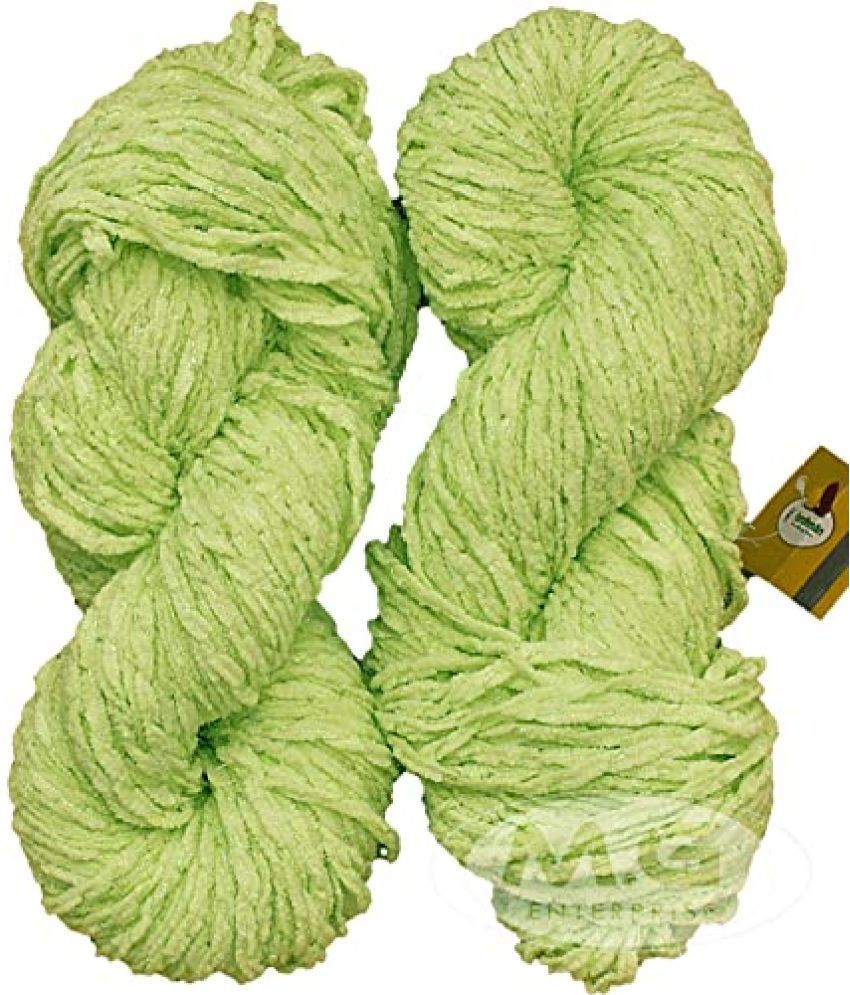     			Vardhman Knitting Yarn Puffy Thick Chunky Wool, Grape Green 300 gm Best Used with Knitting Needles, Crochet Needles Wool Yarn for Knitting. by Vardhman