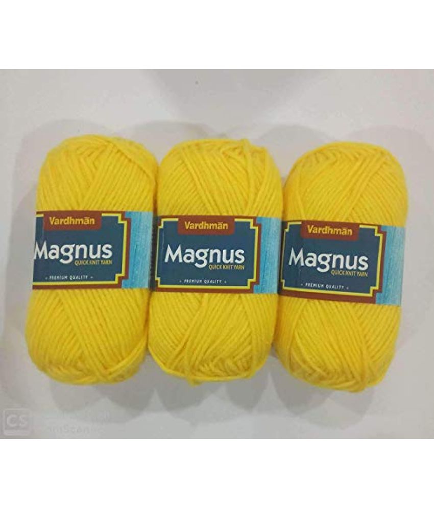     			Vardhman Knitting Yarn Thick Magnus Wool Best Used with Knitting Needles, 400 gm