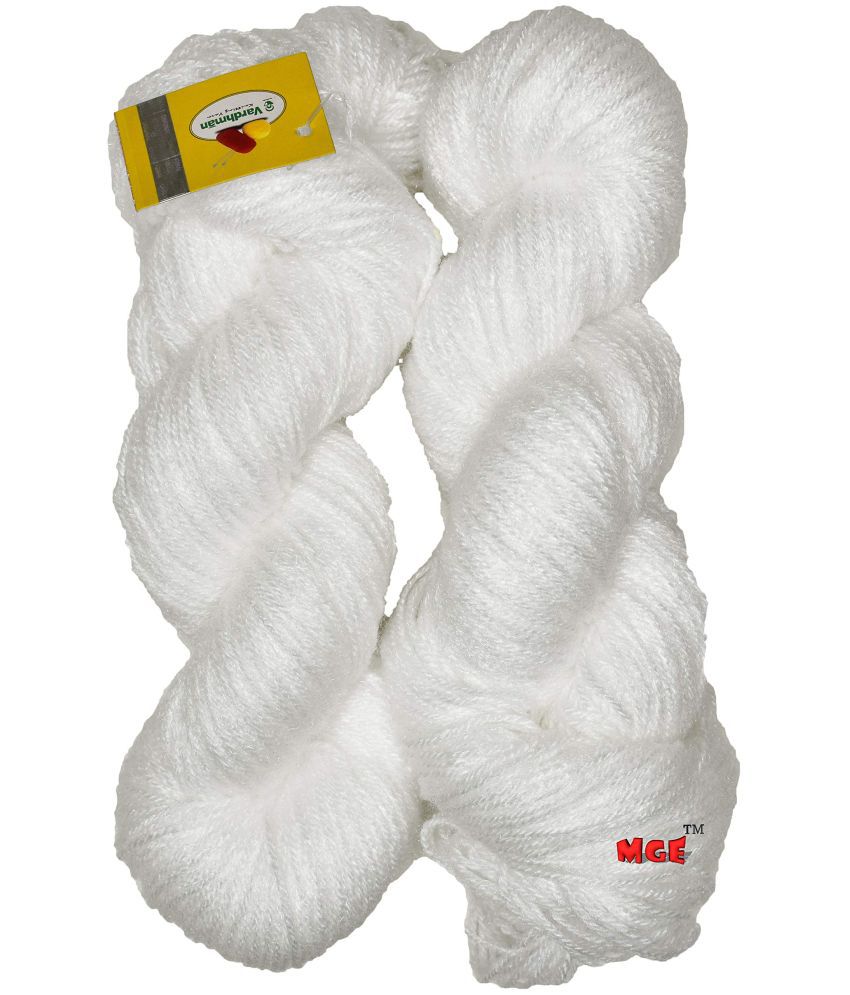     			Vardhman Knitting Yarn Wool Li White 400 gm Best Used with Knitting Needles, Crochet Needles Wool Yarn for Knitting. by Vardhman