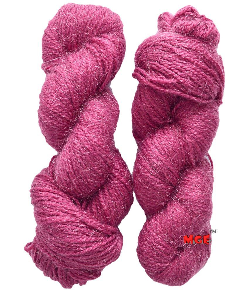     			Vardhman RABIT Excel Cherry 300 gm Wool Hank Hand Knitting Wool/Art Craft Soft Fingering Crochet Hook Yarn, Needle Acrylic Knitting Yarn Thread Dyed by Vardhman