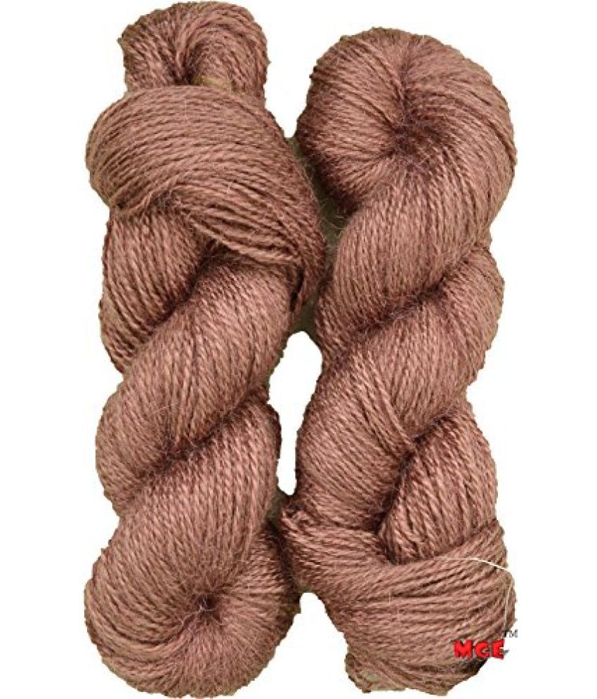     			Vardhman RABIT Excel Salmon 300 gm Wool Hank Hand Knitting Wool/Art Craft Soft Fingering Crochet Hook Yarn, Needle Acrylic Knitting Yarn Thread Dyed by Vardhman