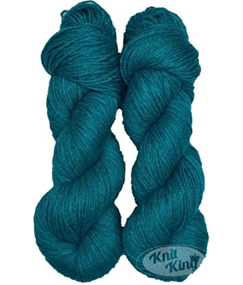     			Vardhman Wool Li Teal 500 gm Best Used with Knitting Needles, Crochet Needles Wool Yarn for Knitting. by H VARDHMA HE