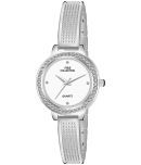 Fire Collection Silver Stainless Steel Analog Womens Watch