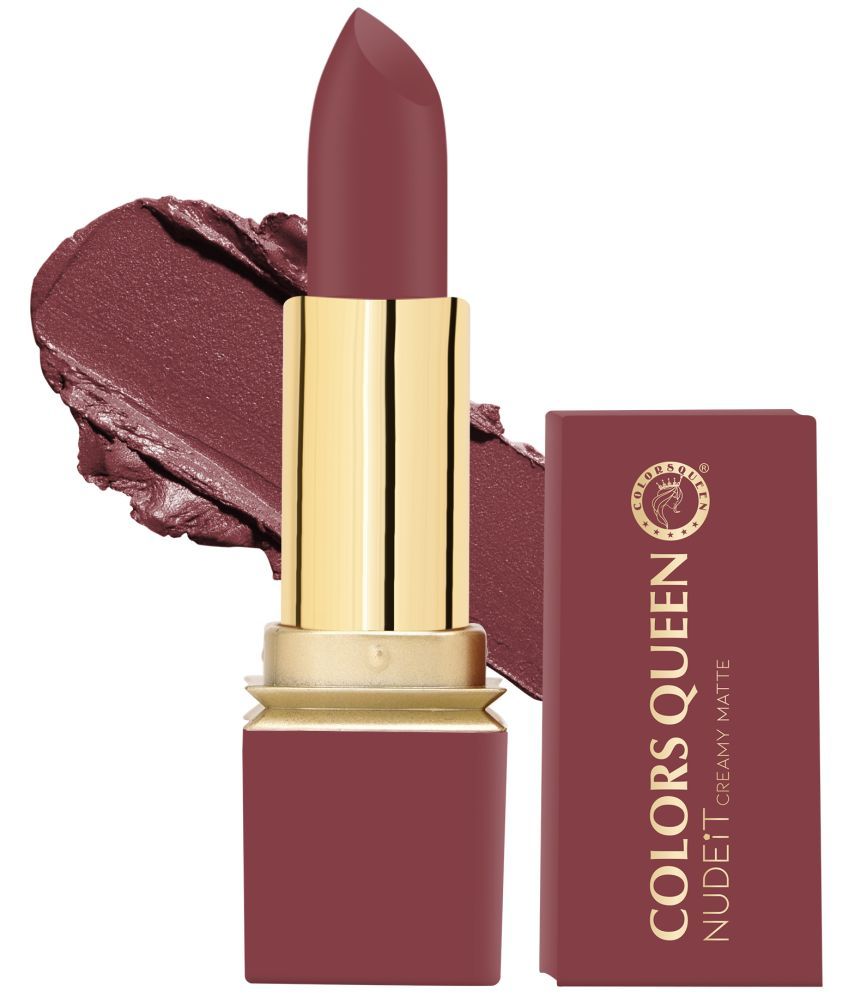     			Colors Queen Coffee Brown Matte Lipstick 3.6g