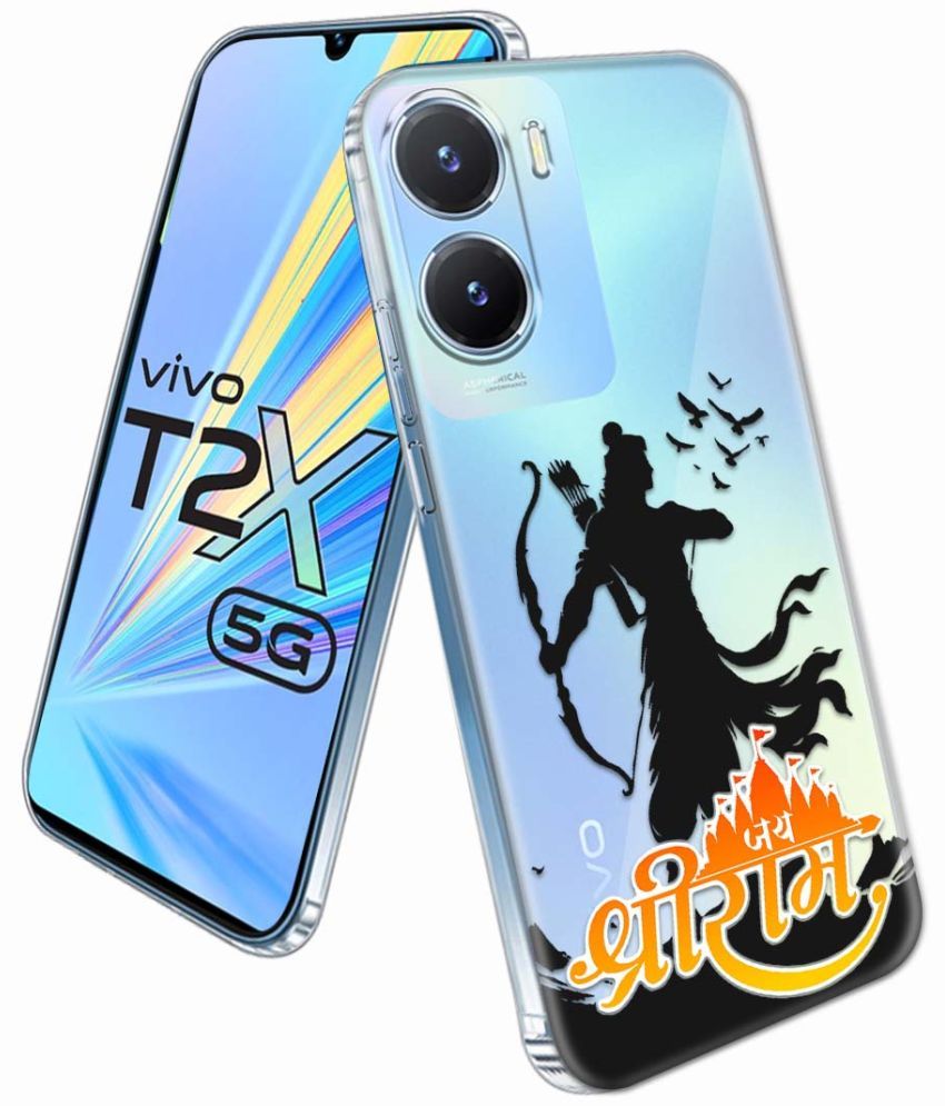     			NBOX Multicolor Printed Back Cover Silicon Compatible For Vivo T2x 5G ( Pack of 1 )