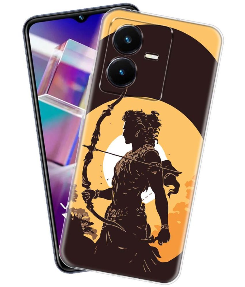     			NBOX Multicolor Printed Back Cover Silicon Compatible For Vivo Y22 ( Pack of 1 )