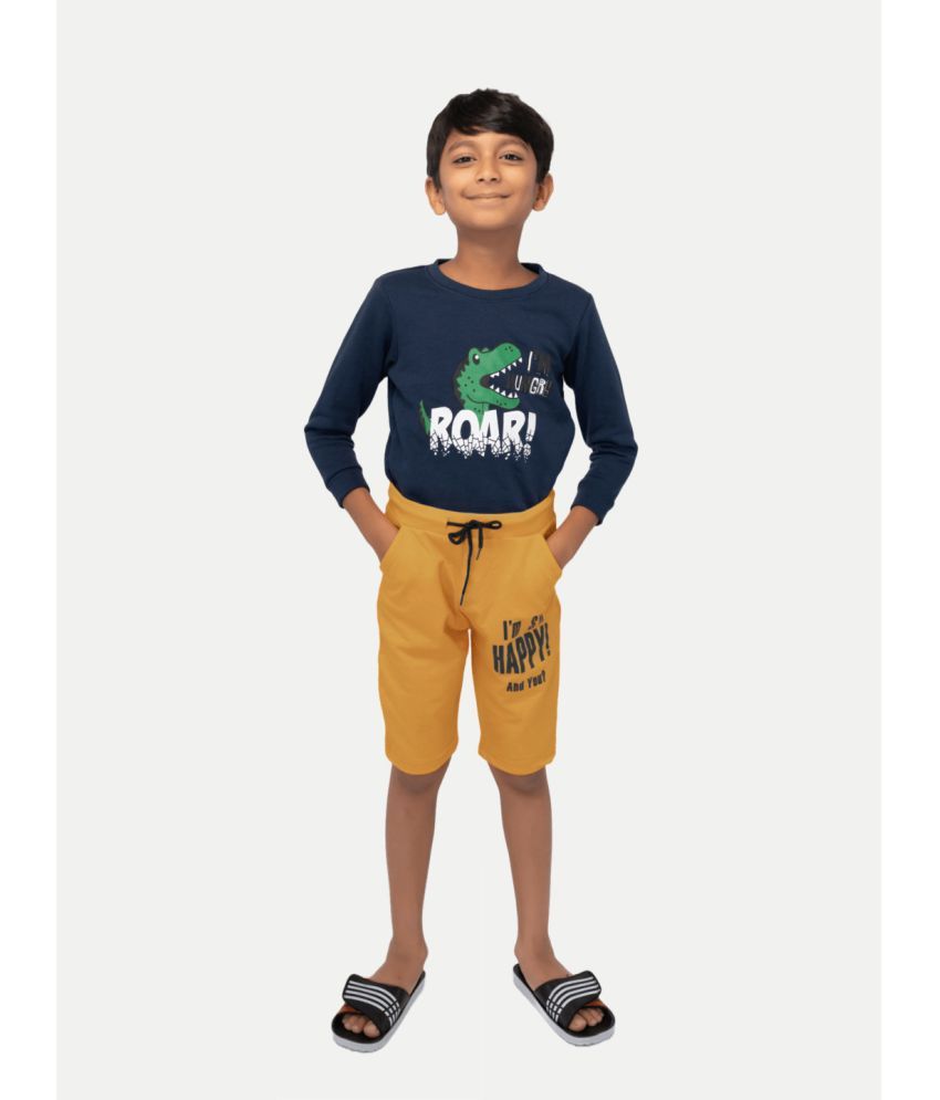     			Radprix - Yellow Cotton Blend Boys Shorts ( Pack of 1 )