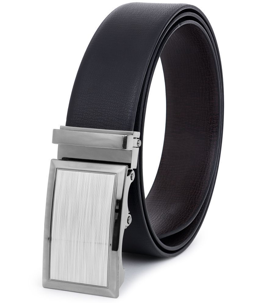     			WARCKS - Black Faux Leather Men's Reversible Belt ( Pack of 1 )