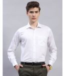 Monte Carlo 100% Cotton Regular Fit Solids Full Sleeves Men's Casual Shirt - White ( Pack of 1 )