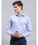 Monte Carlo 100% Cotton Regular Fit Solids Full Sleeves Men's Casual Shirt - Blue ( Pack of 1 )