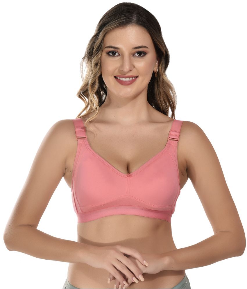     			Elina Cotton Non Padded Women's T-Shirt Bra ( Pink ) RM-DAYNA-PEACH