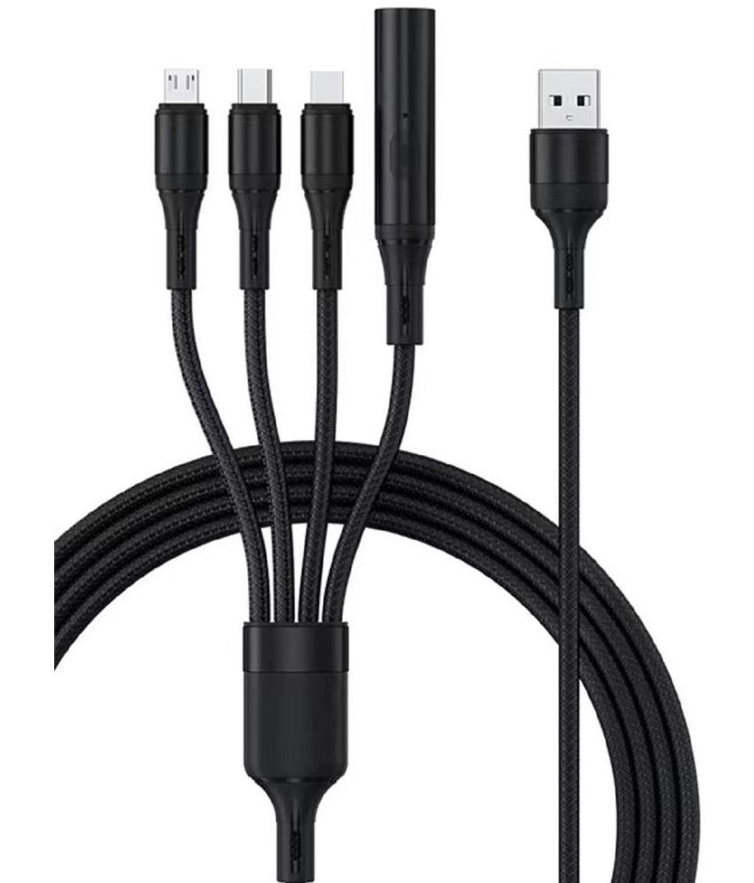     			Life Like Black 5 A Multi Pin Cable 1.2 Meter