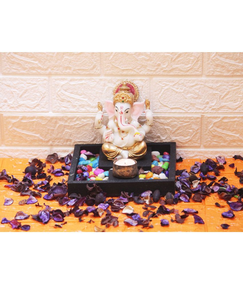     			Miss Peach Palm Ganesha Showpiece 19 cm - Pack of 1