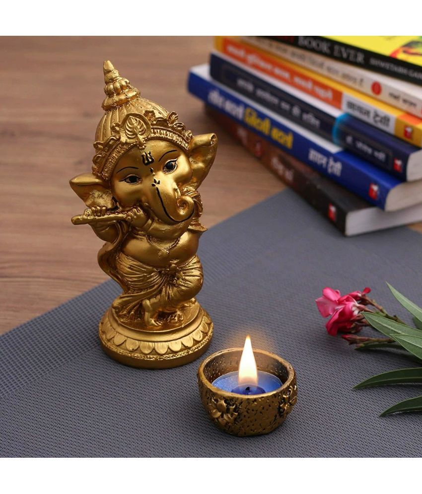     			Miss Peach Palm Ganesha Showpiece 15 cm - Pack of 1