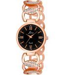 Jainx Rose Gold Metal Analog Womens Watch