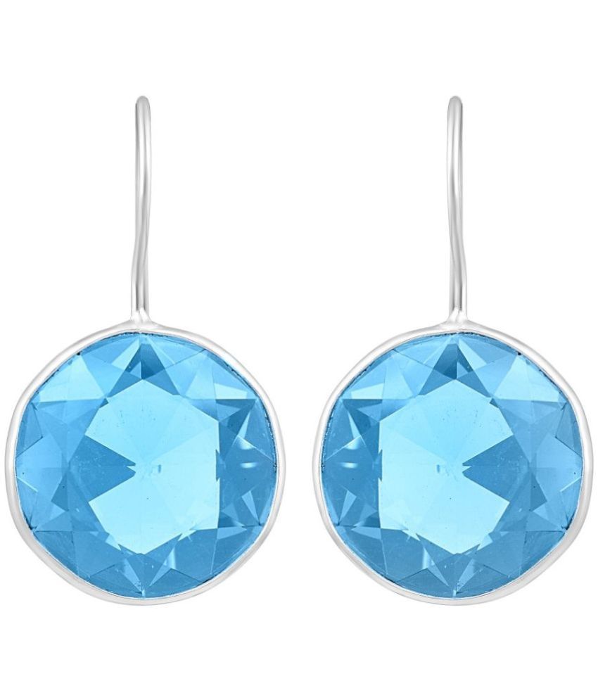     			ADMIER Blue Drop Earrings ( Pack of 1 )