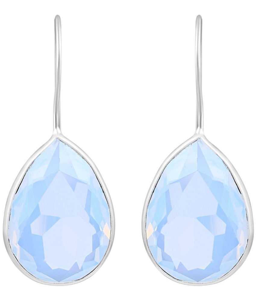     			ADMIER Light Blue Drop Earrings ( Pack of 1 )