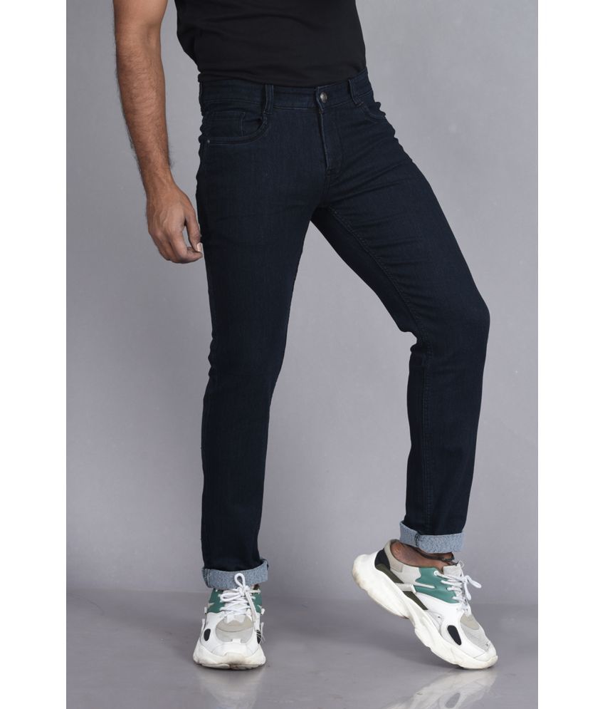     			Aflash Slim Fit Basic Men's Jeans - Black ( Pack of 1 )