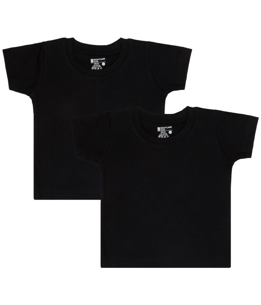     			Bodycare Pack of 2 Baby Boys Cotton Blend T-Shirt ( Black )